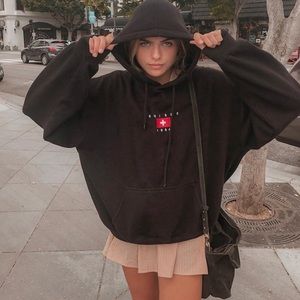 Brandy Melville John Galt Black Suisse 84 Hoodie